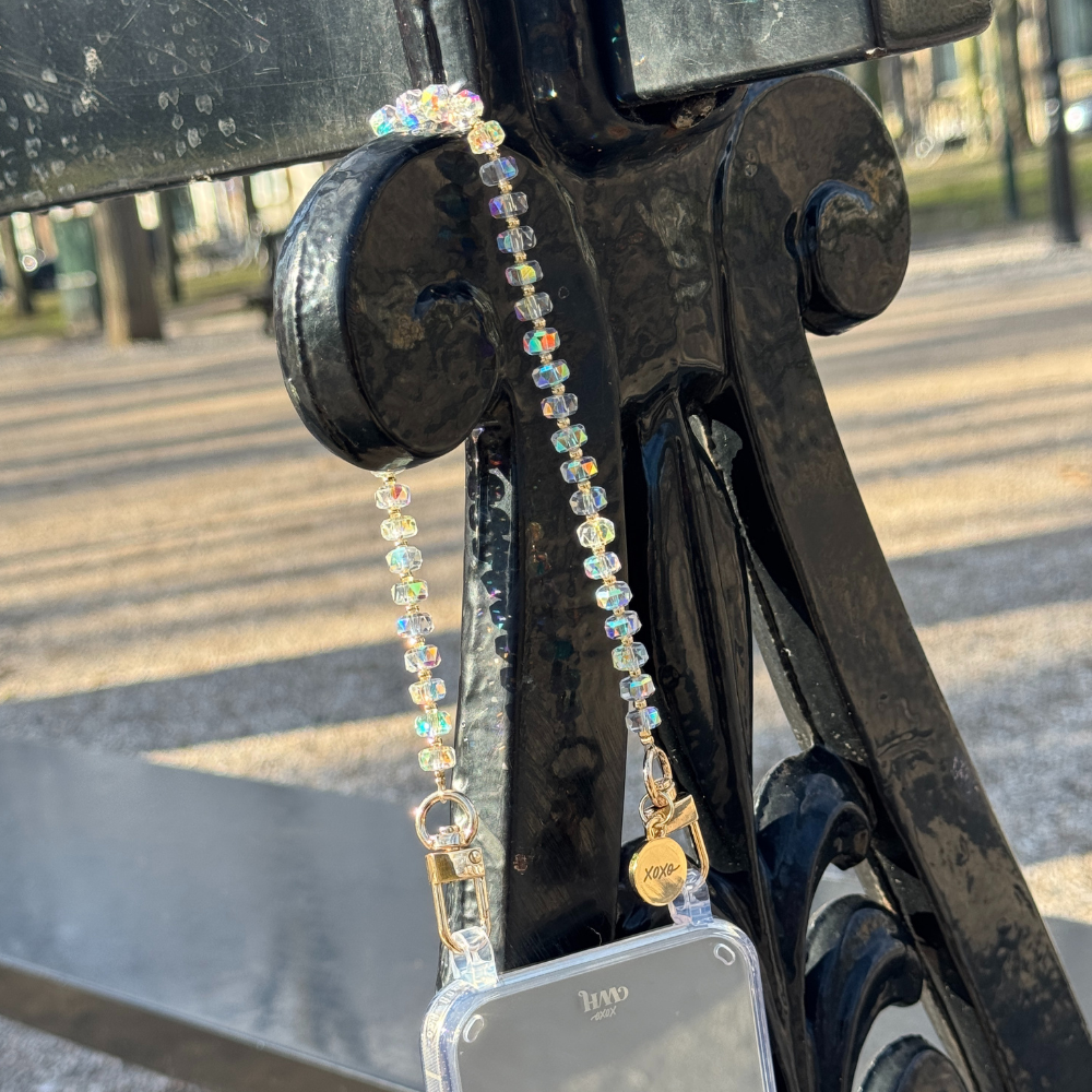 xoxo Wildhearts iPhone 17 Pro Max - Crystal (Transparent) Transparant Cord Case