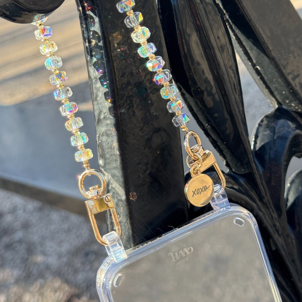 xoxo Wildhearts iPhone 17 Pro Max - Crystal (Transparent) Transparant Cord Case