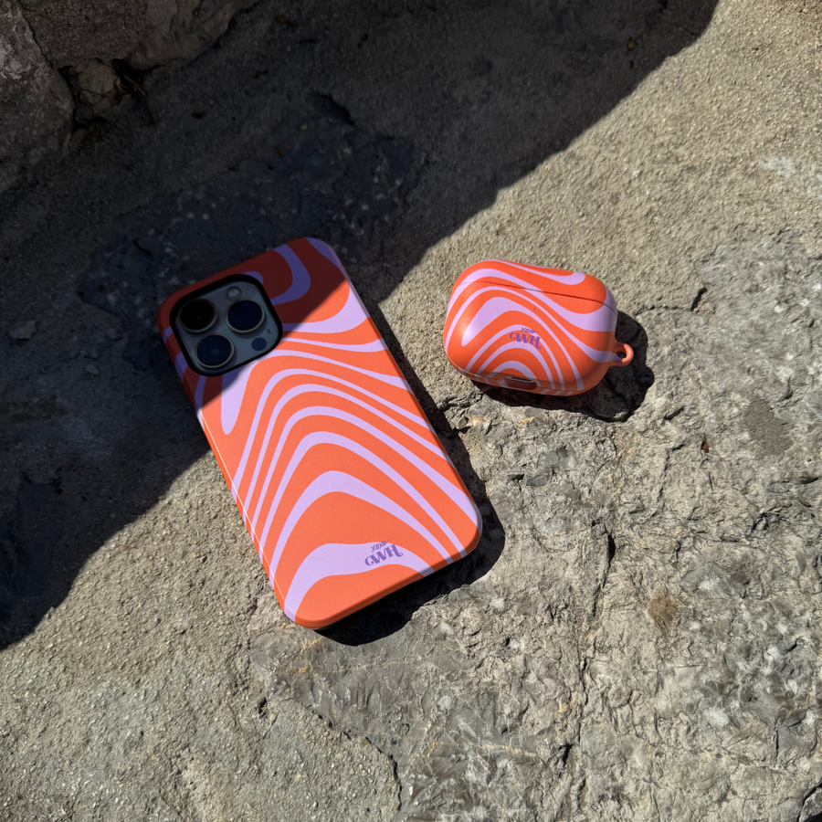 xoxo Wildhearts - Boogie Wonderland Orange - iPhone XR - Single (case + airpod case)