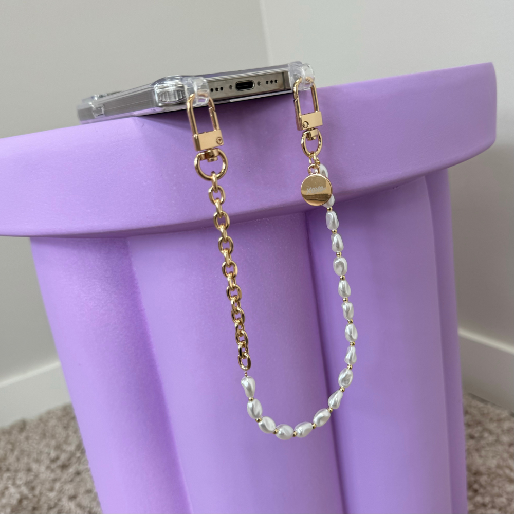 xoxo Wildhearts iPhone 17 Pro Max - Over The Moon Transparant Cord Case - Short Cord