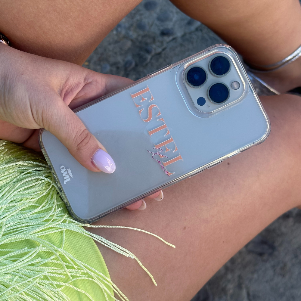 xoxo Wildhearts iPhone 17 - Personalized Clear Case