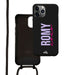 iPhone 11 Pro Max - Black Personalised Cord Case