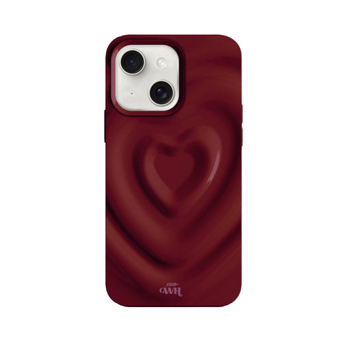 xoxo Wildhearts - Biggest Love Burgundy - iPhone 15