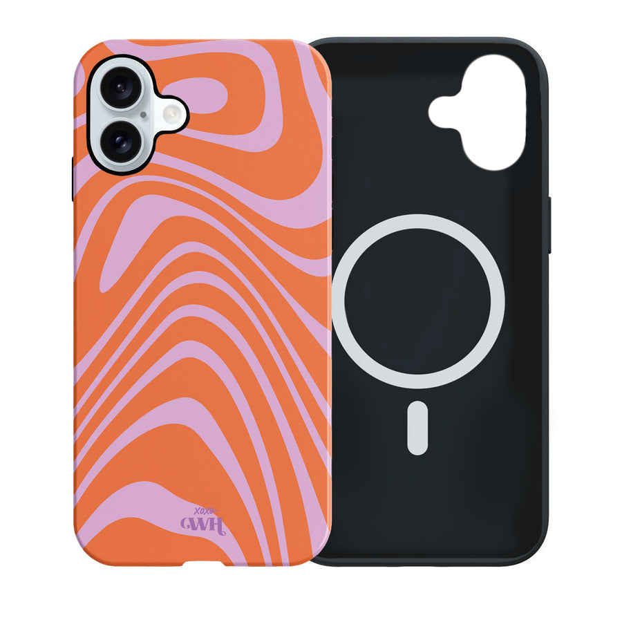 xoxo Wildhearts - Boogie Wonderland Orange MagSafe - Double Layer - iPhone 16