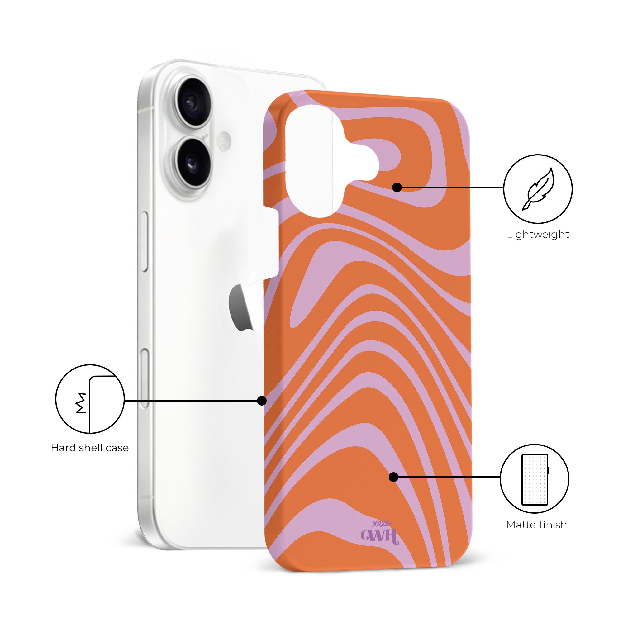 xoxo Wildhearts - Boogie Wonderland Orange - iPhone 16