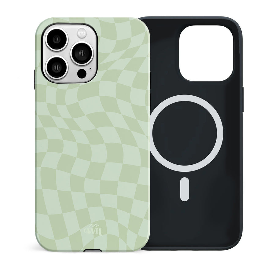 xoxo Wildhearts Pretty Pistache MagSafe - Double Layer - iPhone 16 Pro