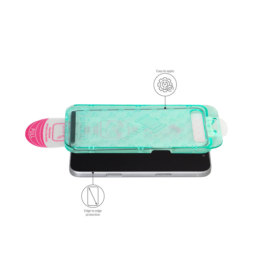 Tempered Glass screenprotector with frame (2-Pack)