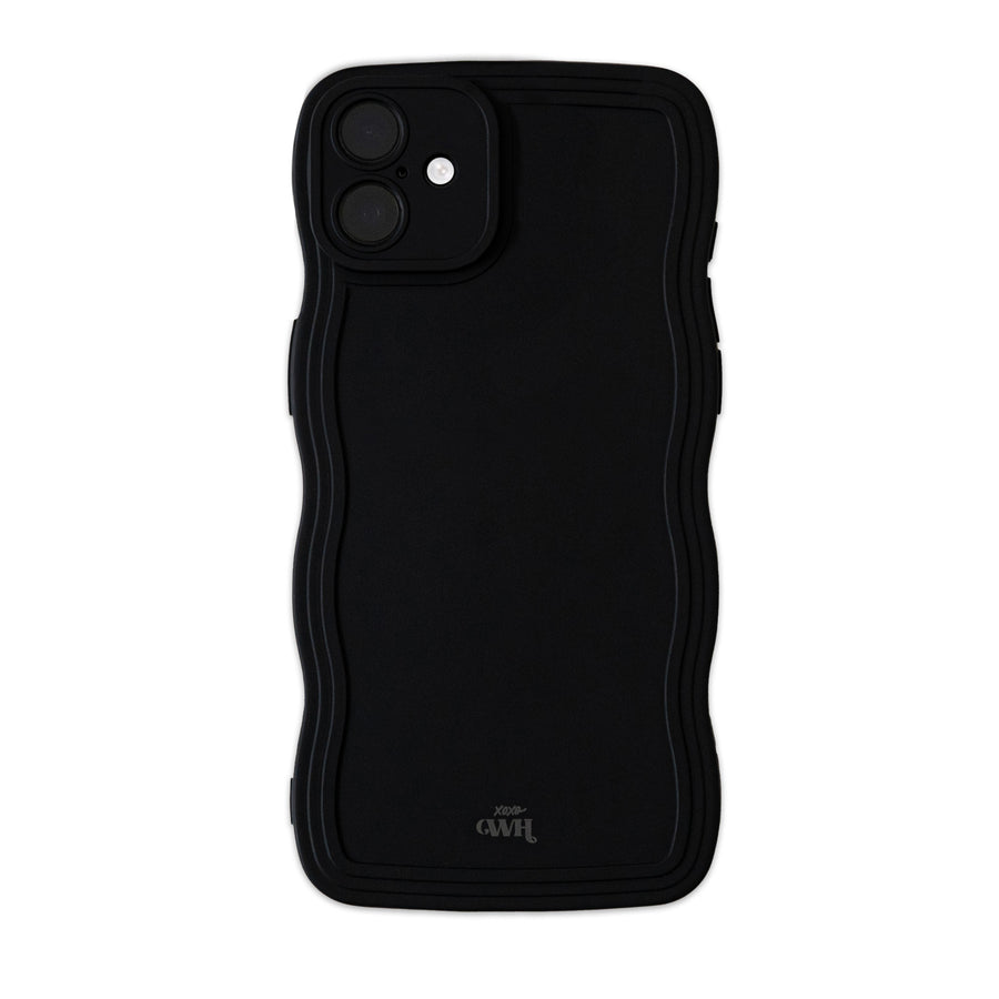 xoxo Wildhearts - Wavy case Black - iPhone 16