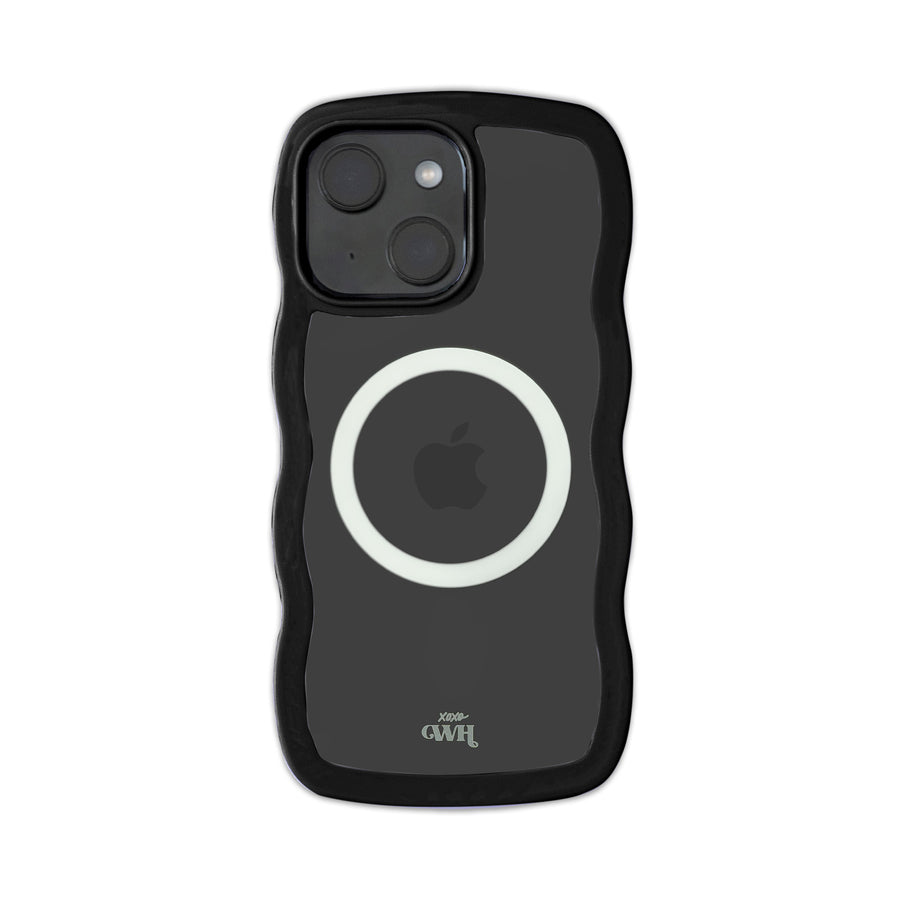 xoxo Wildhearts - Wavy Case MagSafe Black - iPhone 14
