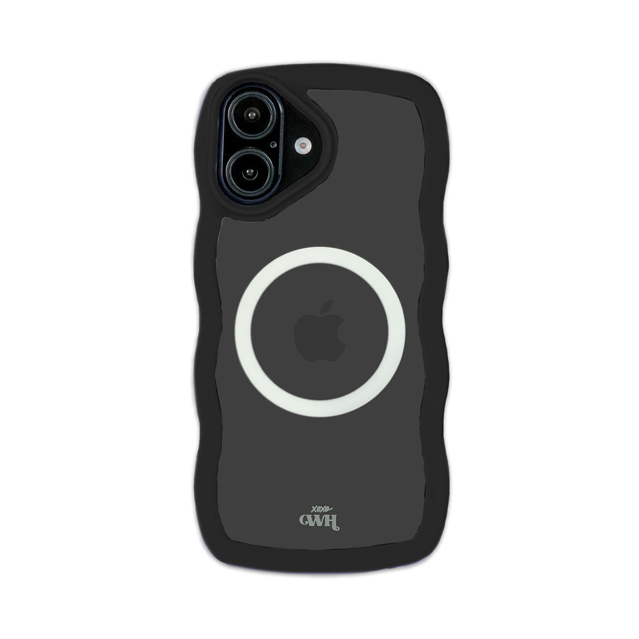 xoxo Wildhearts - Wavy Case MagSafe Black - iPhone 16