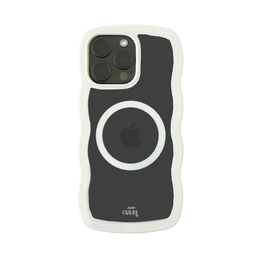 xoxo Wildhearts - Wavy Case MagSafe Creme - iPhone 13 Pro