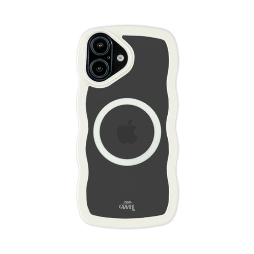 xoxo Wildhearts - Wavy Case MagSafe Creme - iPhone 16