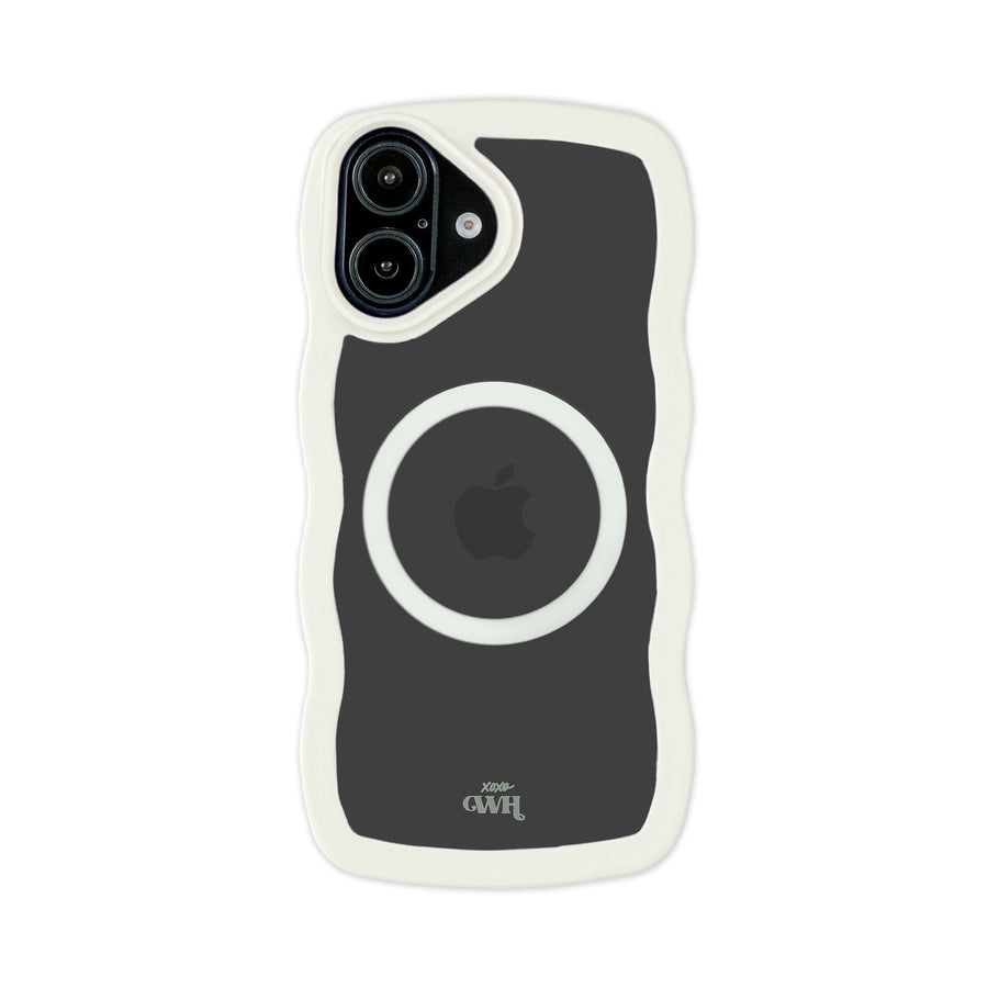 xoxo Wildhearts - Wavy Case MagSafe Creme - iPhone 16