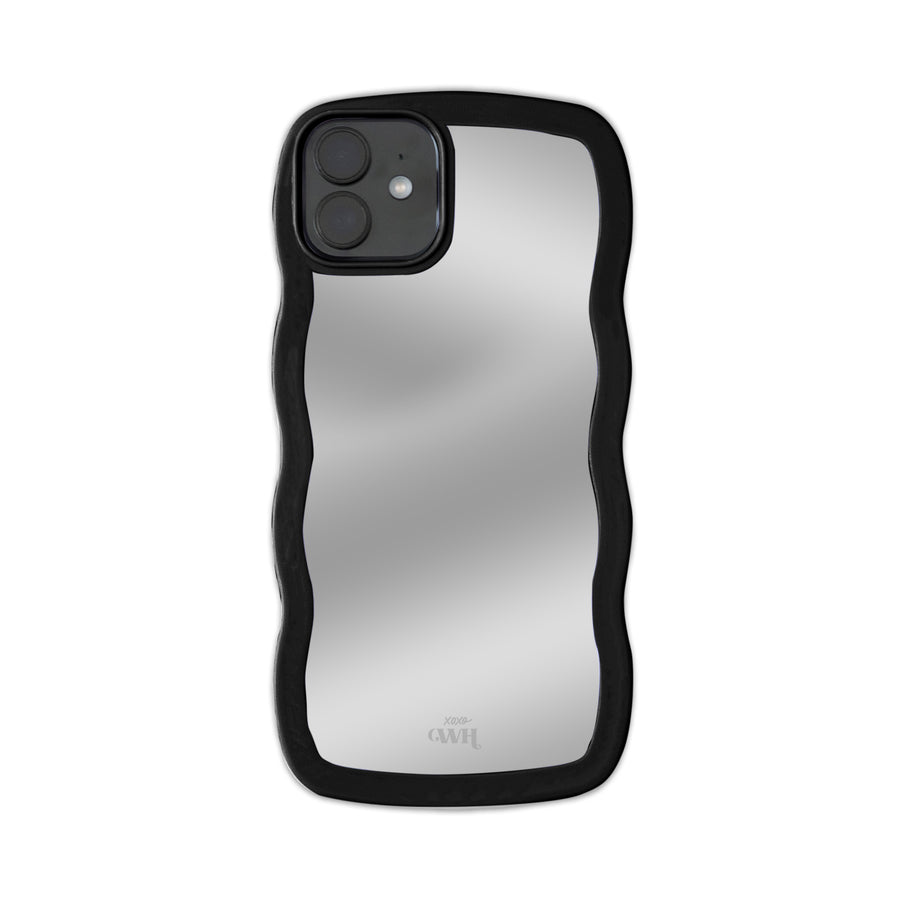 Wavy mirror case Black - iPhone 12