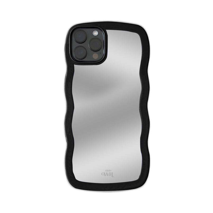 Wavy mirror case Black - iPhone 12 Pro