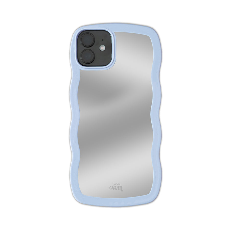 Wavy mirror case Blue - iPhone 11