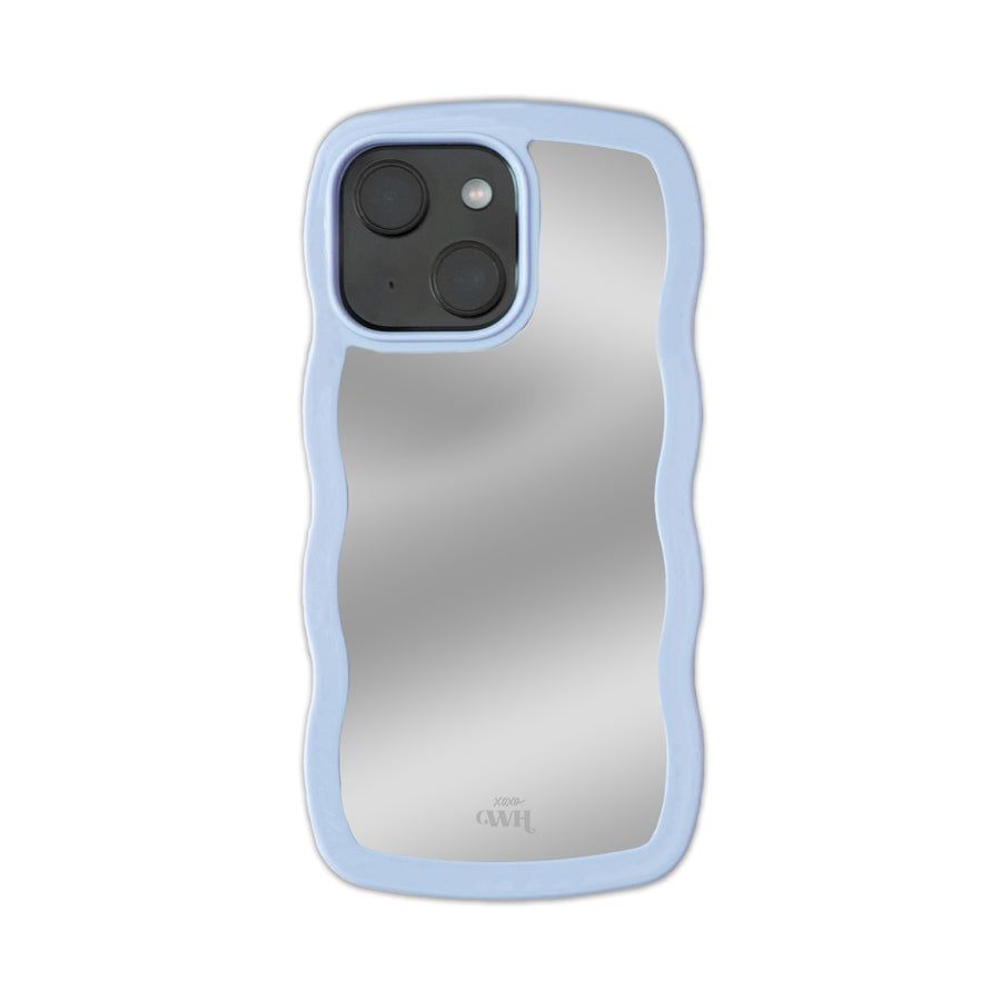 Wavy mirror case Blue - iPhone 14