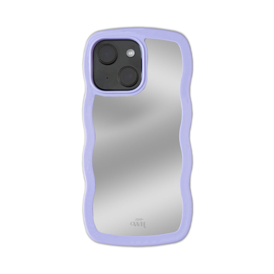 xoxo Wildhearts - Wavy mirror case Lilac - iPhone 15 Plus