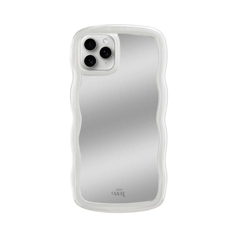 Wavy mirror case Transparant - iPhone 11 Pro Max