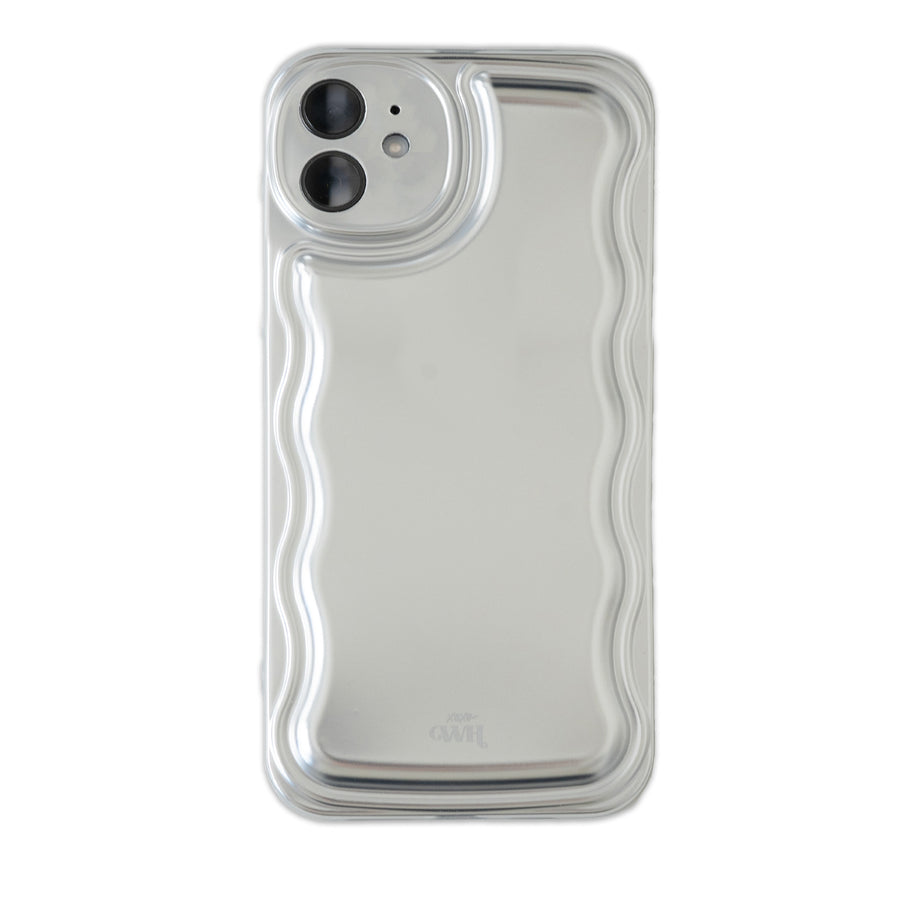 Wavy case Silver - iPhone 12