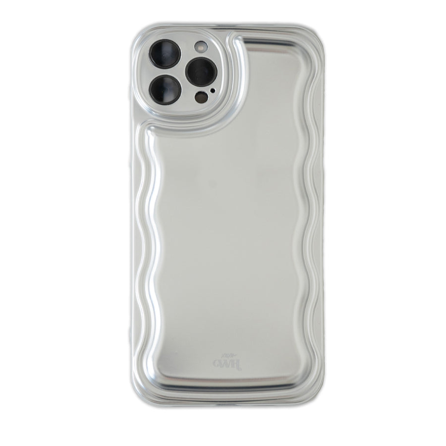 Wavy case Silver - iPhone 12 pro