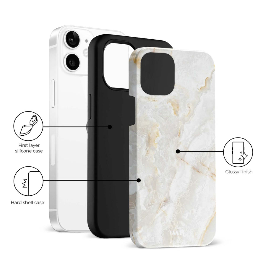 Marble Off Whites - iPhone 11