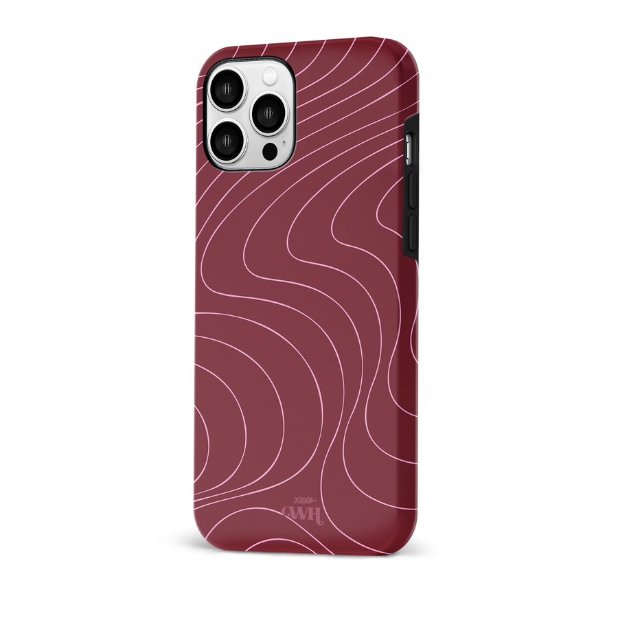 Catching Flights Burgundy - iPhone 11 Pro Max