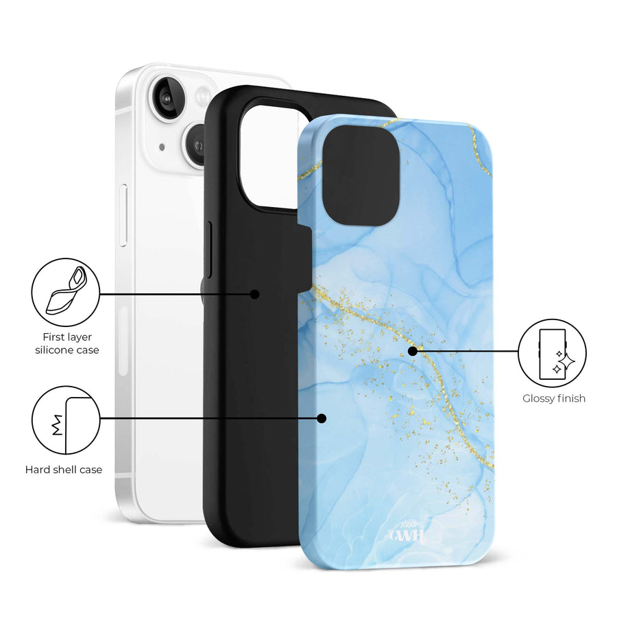 Marble Blue - iPhone 13