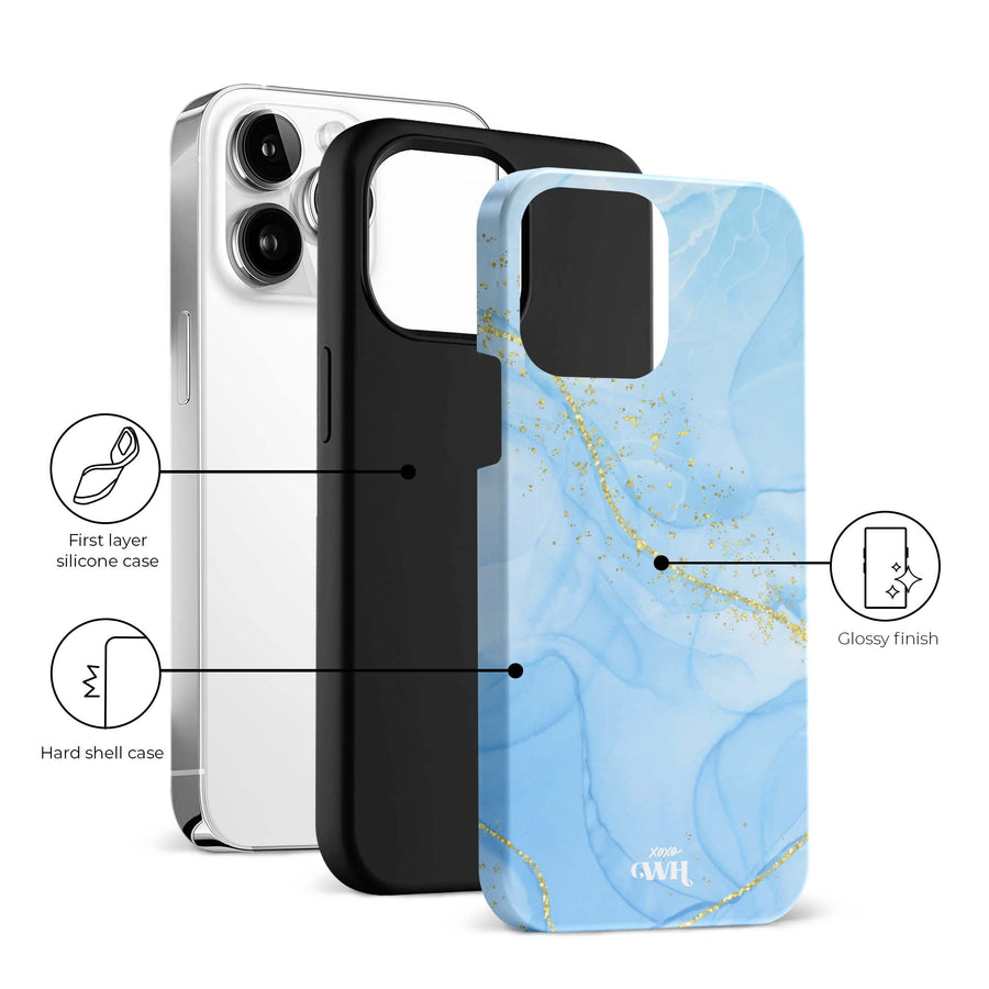 Marble Blue - iPhone 13 Pro Max