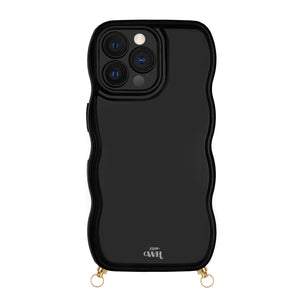 xoxo Wildhearts Glossy Wavy Cord Case Black - iPhone 12 Pro Max