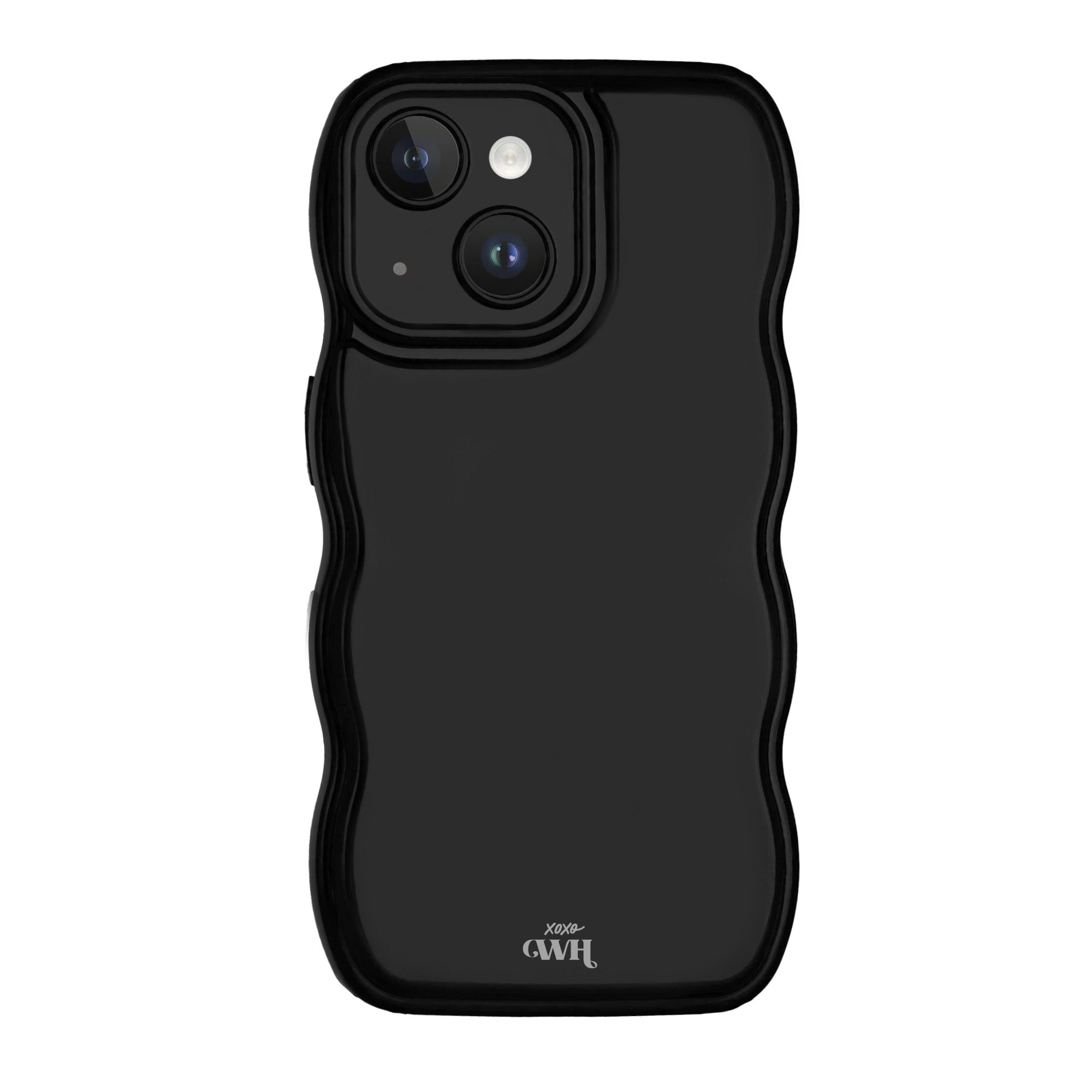 xoxo Wildhearts Glossy Wavy Case Black - iPhone 15 Plus