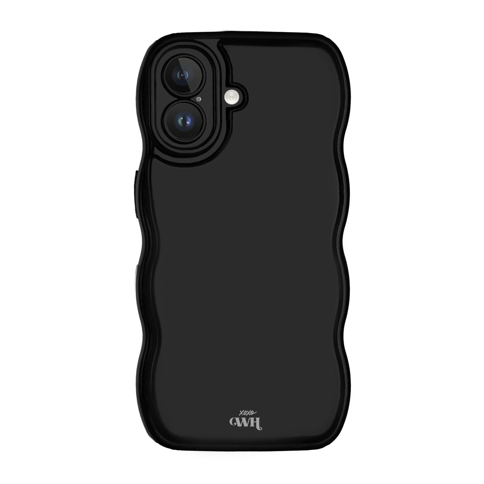 xoxo Wildhearts Glossy Wavy Case Black - iPhone 16 Plus