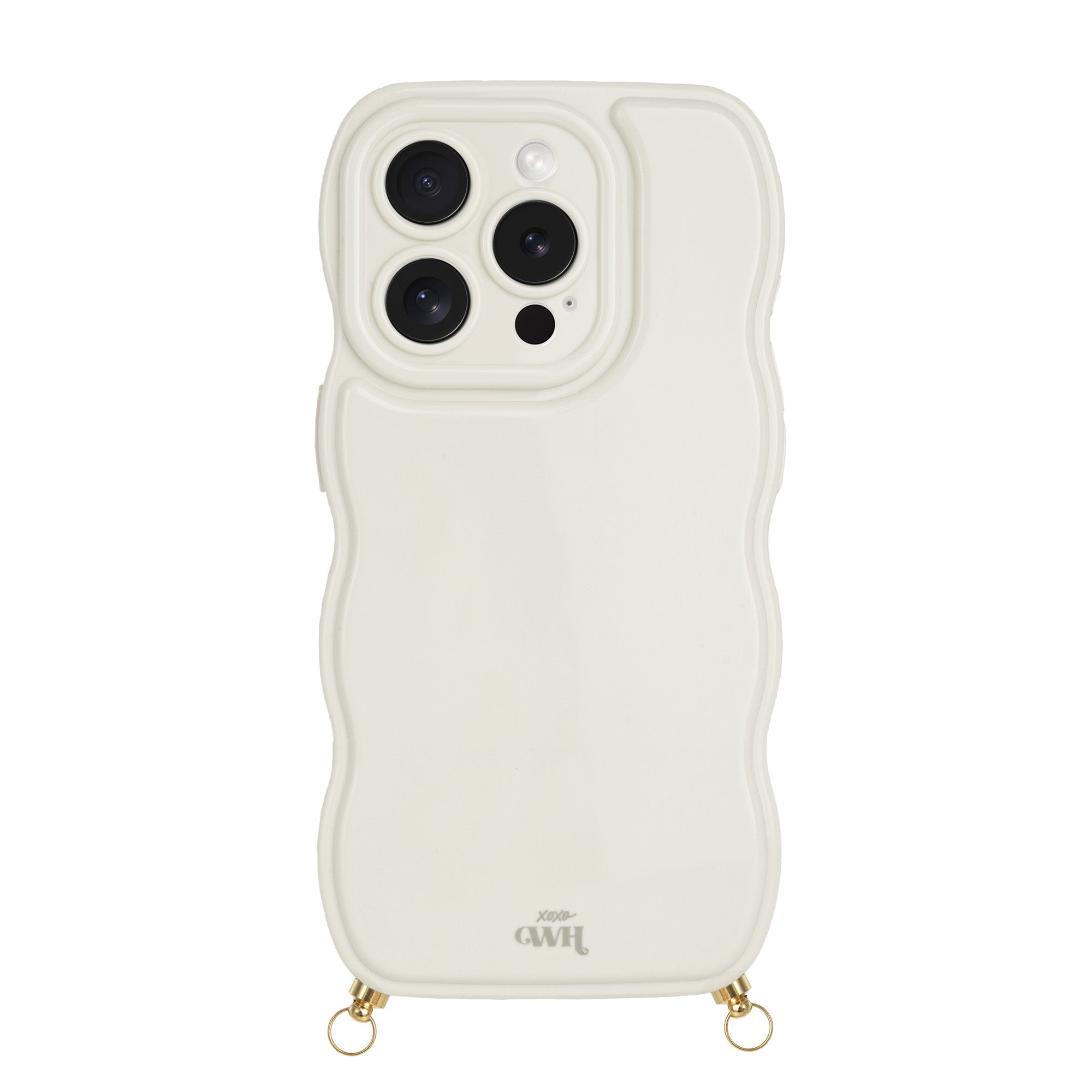 xoxo Wildhearts Glossy Wavy Cord Case (Beige)
