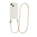 Glossy Wavy Cord Case Beige - Dreamy (long) - iPhone 14