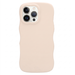 Silicone Wavy Case - Beige - iPhone 16 Pro Max