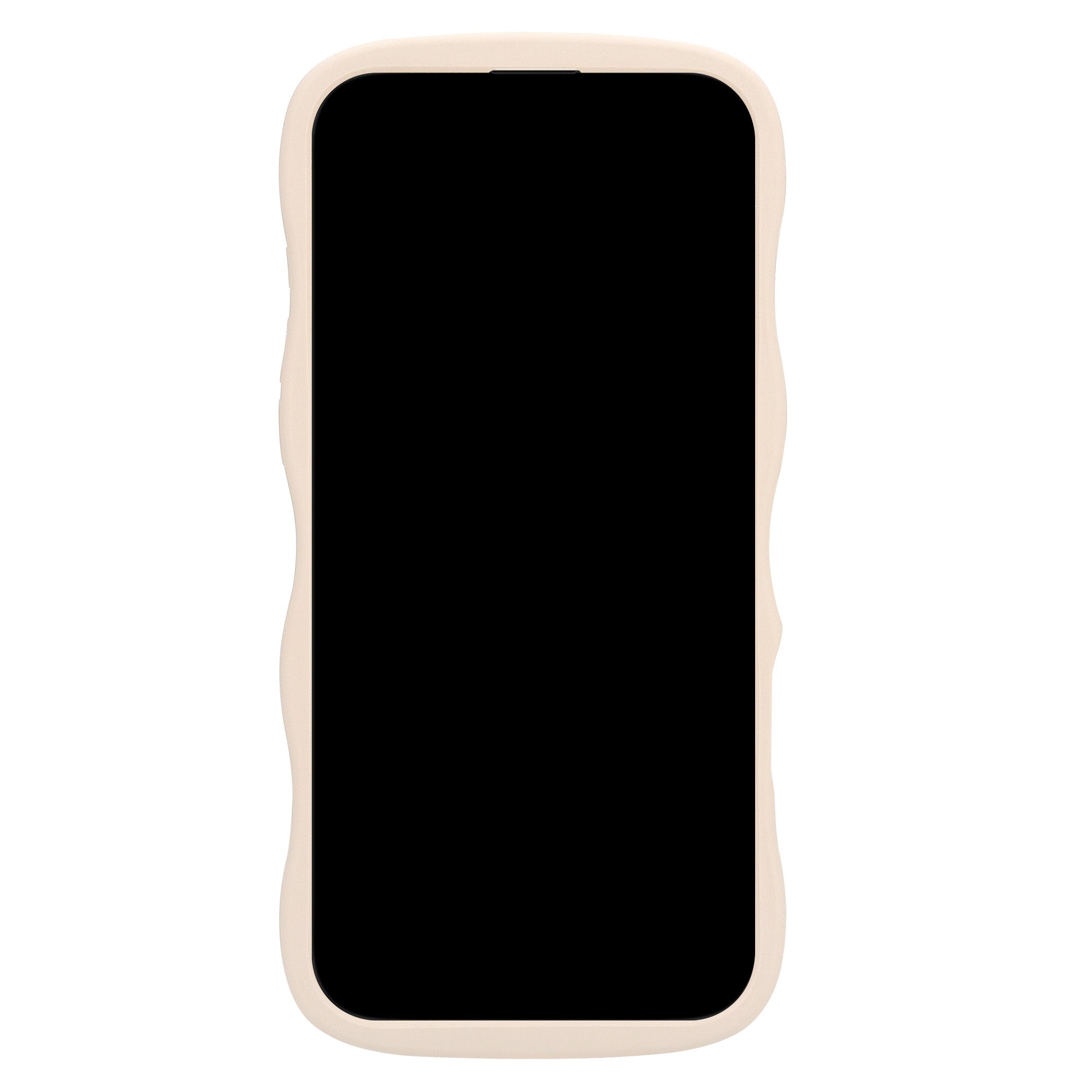 Silicone Wavy Case - Beige - iPhone 16 Pro Max