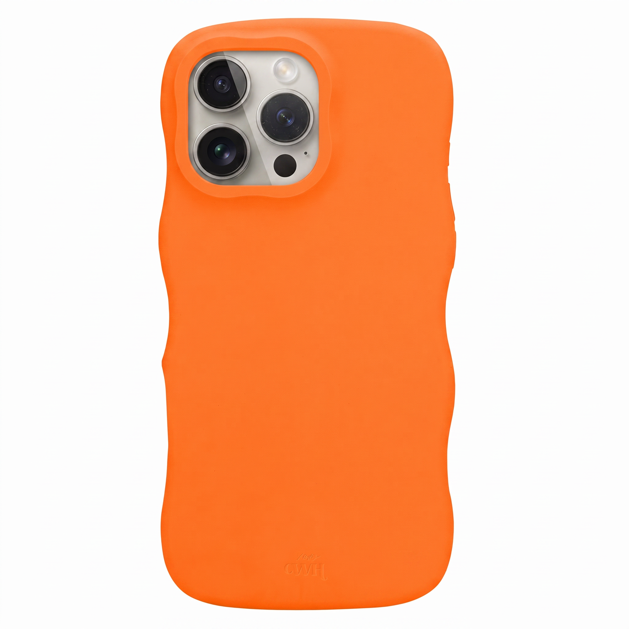 Silicone Wavy Case - Orange - iPhone 16 Pro