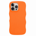 Silicone Wavy Case - Orange - iPhone 16 Pro