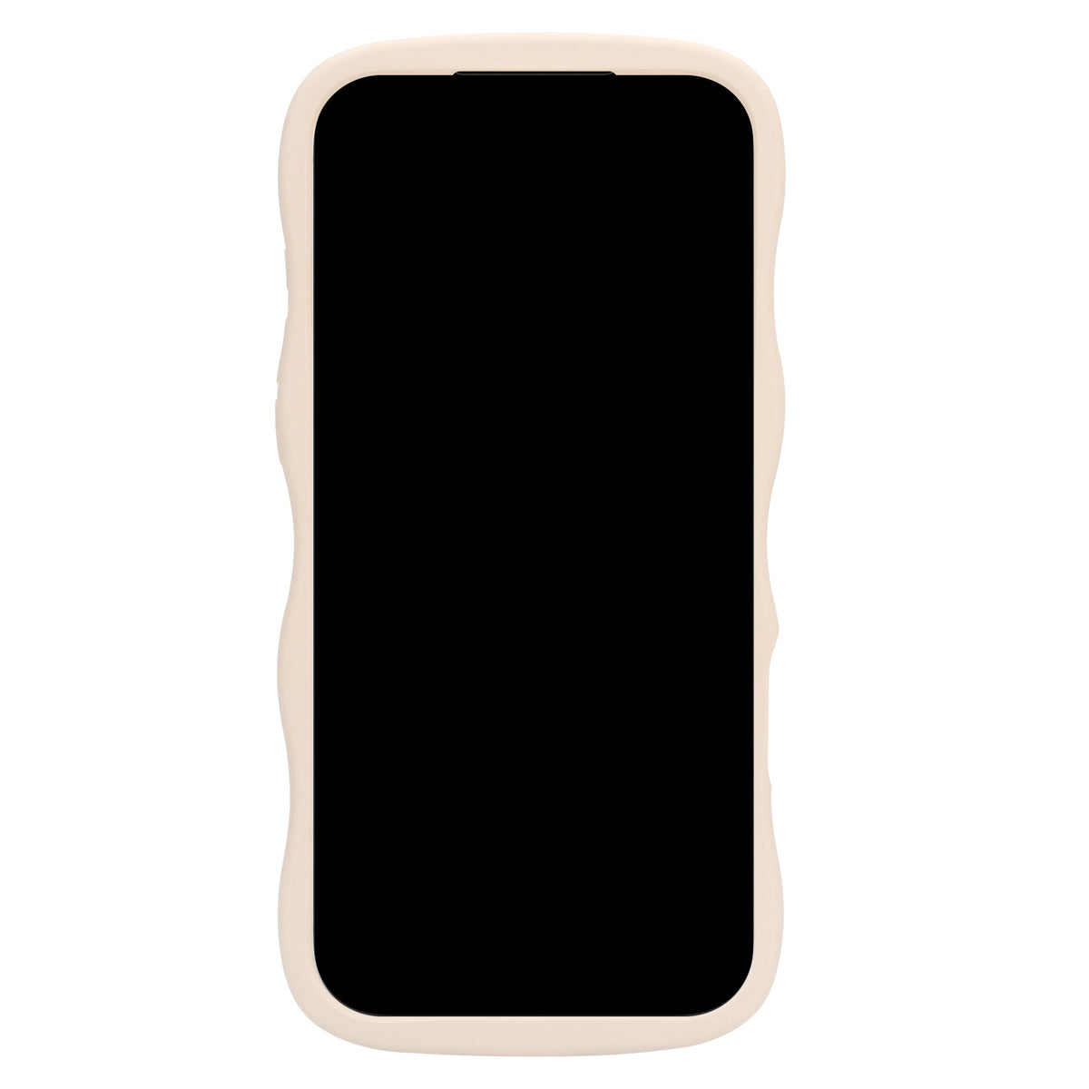 Silicone Wavy Case - Beige - iPhone 17 Pro Max