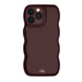 Glossy Wavy Case Burgundy - iPhone 12 Pro Max