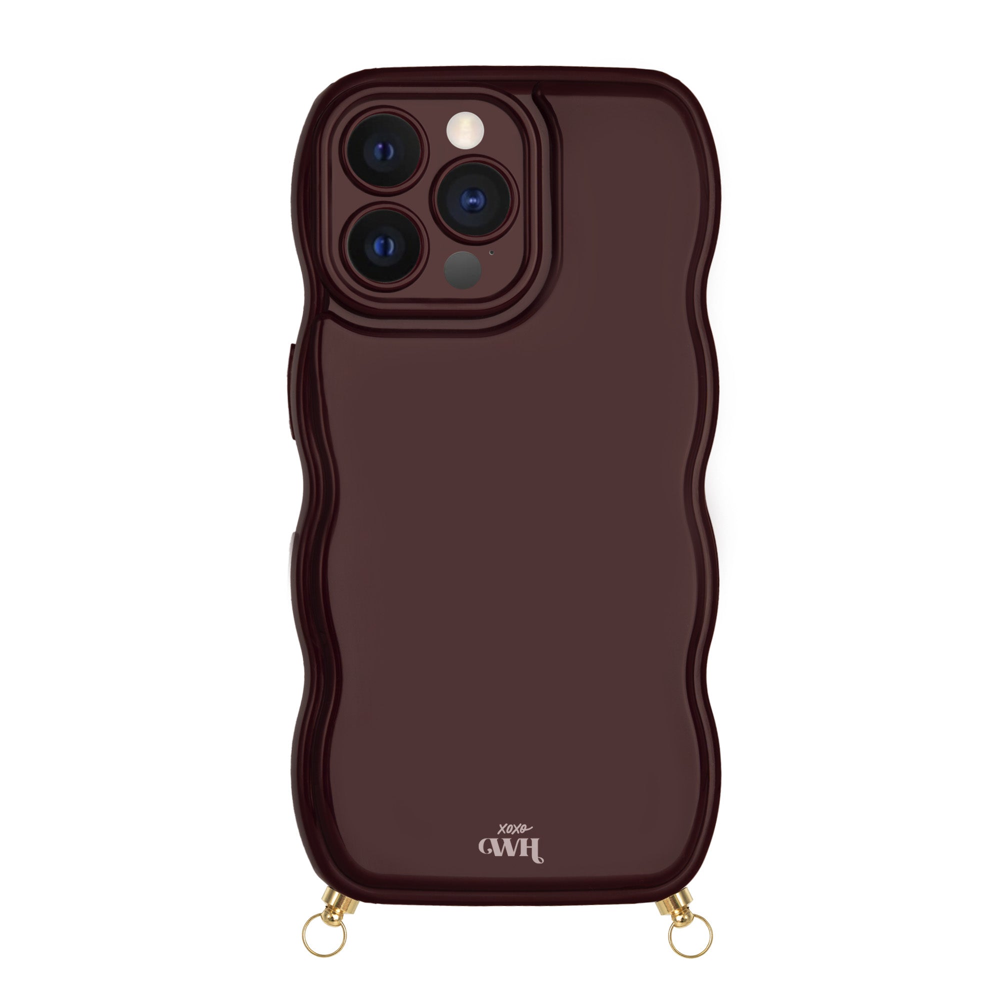 xoxo Wildhearts Glossy Wavy Cord Case (Burgundy)