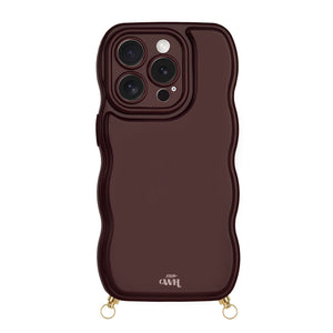 xoxo Wildhearts Glossy Wavy Cord Case (Burgundy)