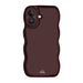 Glossy Wavy Case Burgundy - iPhone 17
