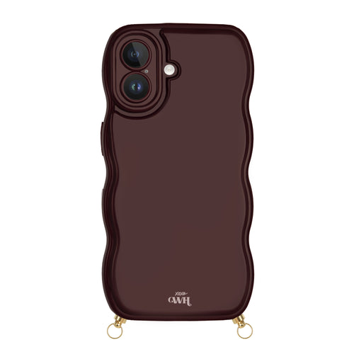 xoxo Wildhearts Glossy Wavy Cord Case (Burgundy)