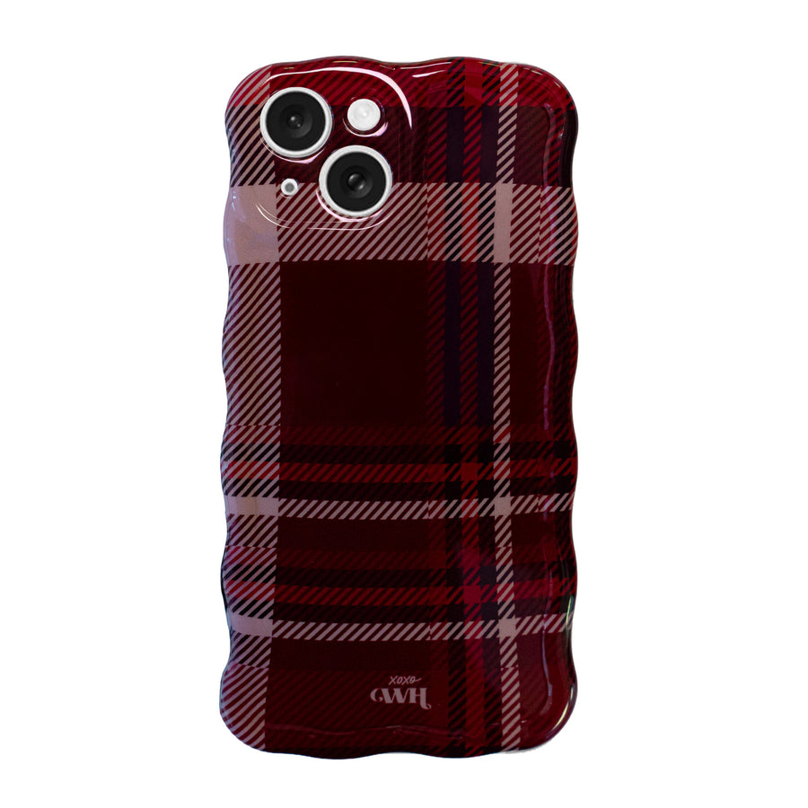 Glossy Wavy Case Winter Nights - iPhone 15