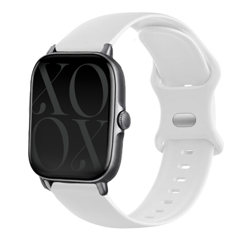 xoxo Wildhearts - Amazfit GTS 2 - 2e - 2 Mini siliconen bandje (wit)