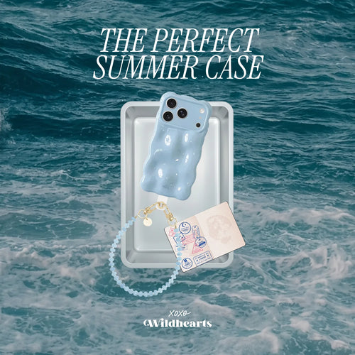 Bubbly case Ice Blue - Dusty Cord (short)