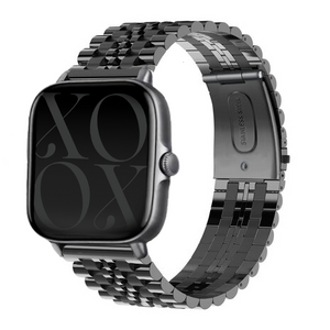 xoxo Wildhearts - Amazfit GTS 3 stalen bandje (zwart)