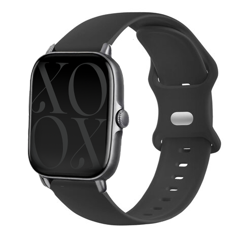 xoxo Wildhearts - Amazfit GTS 2 - 2e - 2 Mini siliconen bandje (zwart)