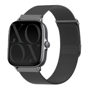 xoxo Wildhearts - Amazfit GTS 4 (Mini) Milanees bandje (zwart)